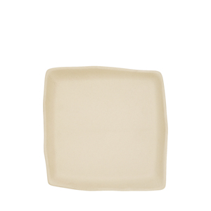 Piatto Quadrato Piatto Io Crema 21x21 Cm - Product Image 1