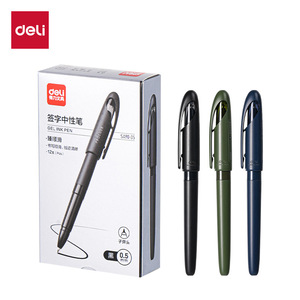 Deli Sa90 0.5mm Gel Pen Push Button Office School Use Plastic Body Comfort Grip - Product Image 2
