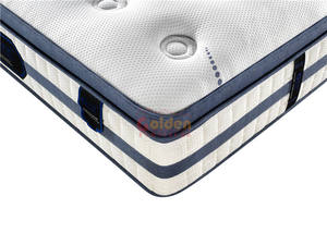 Colchón de lujo de alta calidad de primavera barato bobina de bolsillo estándar Hotel top 5 Estrellas EURO fábrica fabricación - Product Image 4