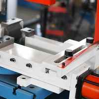 Machine de découpe de métal en acier inoxydable 350, machine de découpe d'angle à 45 et 90 degrés pour tuyaux en acier