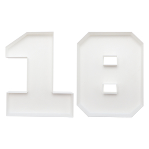 White Paper Number <b>Box</b> 18 Custom Shape Packaging <b>Box</b> for Gift Display and Event Decoration - Product Image 3