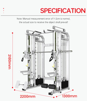 2025 Machine Smith multifonctionnelle améliorée avec machine à mouche intégrée pour l'entraînement de force complet du corps dans les gymnases à domicile