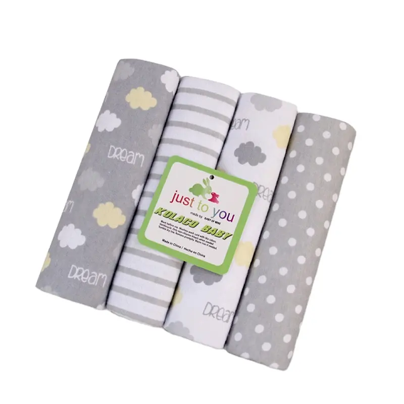 100% Cotton super soft flannel kids baby blanket