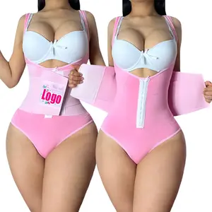 Fajas Colombianas Shapewear Moldeadoras Faja Reloj De Arena cintura vita Trainer Shaper Torso lungo corsetto Lingerie body