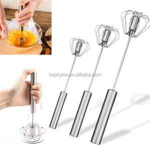 Batteur à œufs semi-automatique en acier inoxydable avec presse rotative, compatible lave-vaisselle, logo personnalisé pour la <span class=keywords><strong>cuisine</strong></span> et l'usage commercial - Product Image 5