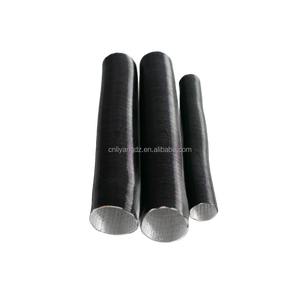 Kunden spezifische Größe 60 75 80 90 mm Parkluft heizung Abgas schlauch leitung Aluminium folie Entlüftung auslass rohr Neuer Zustand - Product Image 5