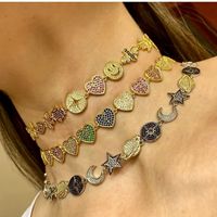 Ensemble de bijoux de luxe pour femme en laiton de haute qualité, plaqué or 18 carats, étanche, anti-décoloration, anti-rouille et anti-ternissement, comprenant un collier à breloques et des bagues