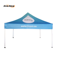 Tente de stand d'exposition pliable Jeroshow 3*3m, imperméable, robuste, en alliage d'aluminium, portable, écologique, réutilisable, pour l'extérieur, personnalisable