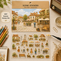 Kit de création de journal avec autocollants personnalisés pour projets DIY