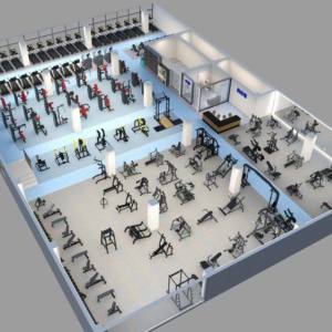 Équipement de fitness professionnel : Machine Smith, Crossover à câbles, Rack à squats, <span class=keywords><strong>Appareil</strong></span> d'entraînement complet pour la <span class=keywords><strong>musculation</strong></span> - Product Image 5