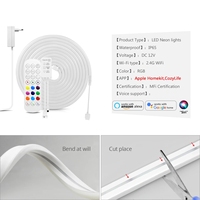 Apple Homekit – bande LED RGB à commande vocale Siri, fluo, wi-fi, décoration de jardin extérieur, noël, Alexa, Google Home