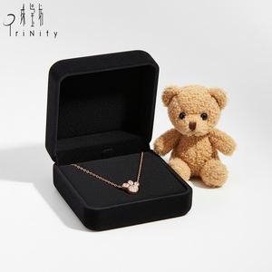 สร้อยคอทองคำแท้ 18K ดีไซน์อุ้งเท้าสัตว์น่ารัก ประณีต คุณภาพสูง ประดับเพชรแท้ธรรมชาติ สำหรับเป็นของขวัญวันเกิดผู้หญิง - Product Image 5