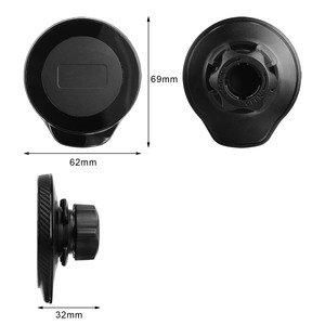 Carbon Fiber Frame Windshield &amp; Dashboard 2 in 1 Telescopic Magnetic Car <strong>Holder</strong> - Product Image 6