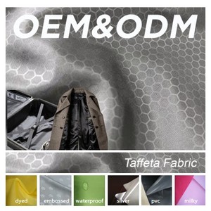 Phổ biến nhất nổi taffeta vải 100% poly 180T 190t 210t taffeta cho may mặc lót vải - Product Image 5