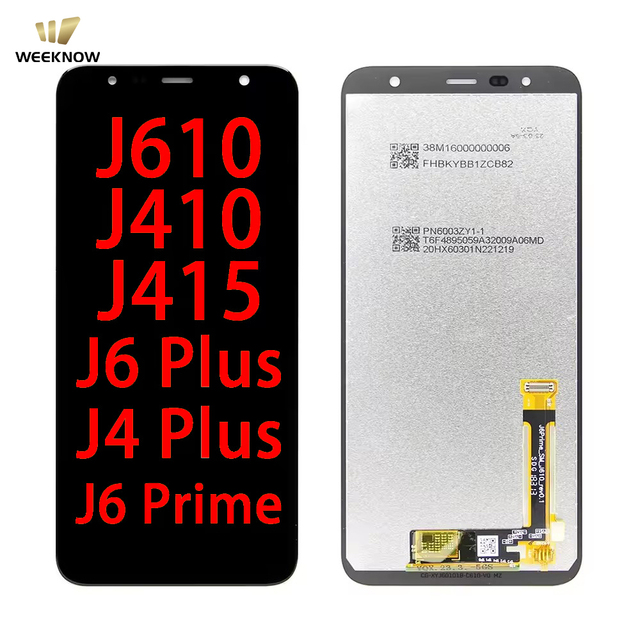 OEM LCD Display Touch Screen Digitizer Assembly for Samsung J6 Plus J6+ J4 Plus J4+ J415 J610 LCD Pantalla 1 Year Warranty