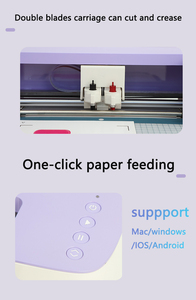 Màu sắc khác nhau đôi đầu tự động đường viền Vinyl cắt máy vẽ máy cắt mini với Máy vẽ không dây De corte - Product Image 2