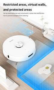 Redroad R10 Saugroboter Nass- und Trockenreinigungsgerät Smart Home Haushaltsgeräte Elektrisch Akkubetrieben mit Wasserfunktion - Product Image 6