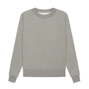 कारखाने की सस्ती कीमत 380 ग्राम फ्लेक्स पल्लोवर कैजुअल स्वेटर शर्ट लंबी आस्तीन वाली महिला पुरुष स्वेटर शर्ट