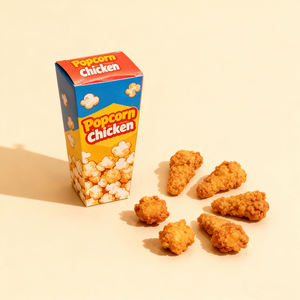 Factory Wholesale Food <b>Box</b> Takeout Packaging <b>Box</b> Chicken Chops Fried Go <b>Burger</b> Folders Custom French Fries Catering Container - Product Image 5