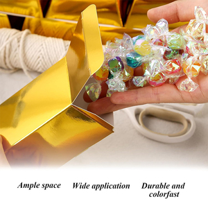 Y710, venta al por mayor, caja de regalo de ladrillo dorado, caja de barra de Chocolate para chocolates, monedas, decoración temática de <span class=keywords><strong>Casino</strong></span>, contenedor de golosinas - Product Image 3