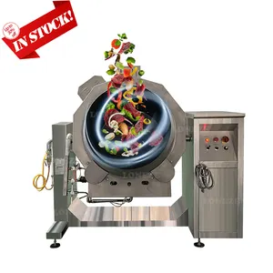 Macchina per Wok da cucina rotante industriale per friggere la nuova attrezzatura per fornello automatico di Design