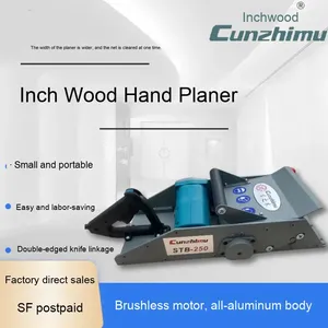 Ahşap oyma ağaç İşleme makinesi fırçasız Motor için düz pres düzlemi ile taşınabilir elektrikli el planya - Product Image 3