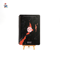 Carnets à spirale A5 personnalisés en gros, couverture rigide florale, journal intime, papier, couverture PVC, cadeaux scolaires, boîte, logo personnalisé
