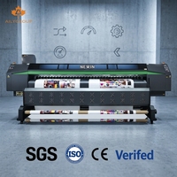 NUEVO Impresora de inyección de tinta ecosolvente rollo a rollo para papel de pancartas y tela, cabezal de impresión I3200, 3200mm, multicolor, automática, 110/220V 1