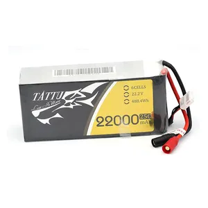 塔塔22000mAh 22.2V 6S LiPO电池爆裂25C大负荷多转子FPV无人机Hexacopter Octocopter