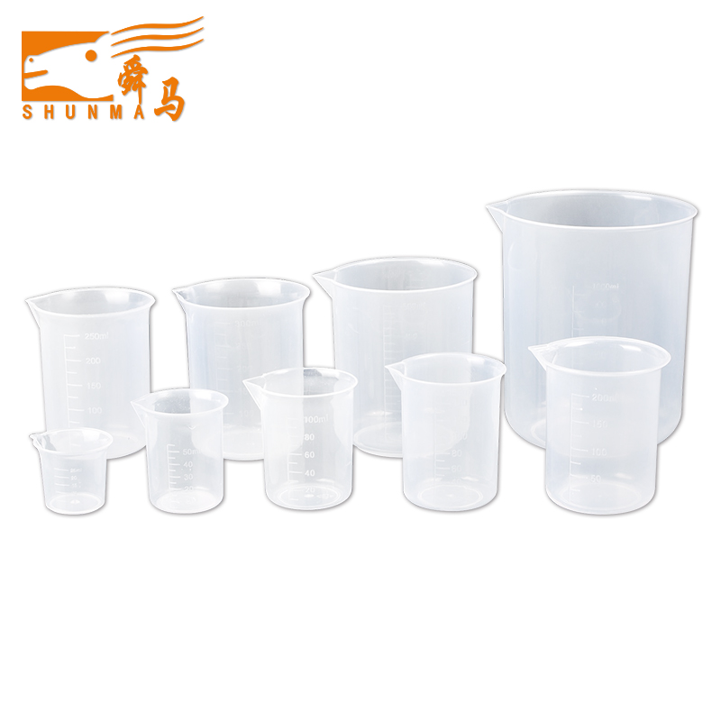 Мерный стакан 100 мл 200 мл лабораторный пластиковый стакан для преподавания химикатов