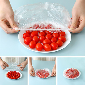 Disposable Food Preservation Film Cover Round White Household Refrigerator Use <b>Plastic</b> <b>Wrap</b> Sleeve - Product Image 5