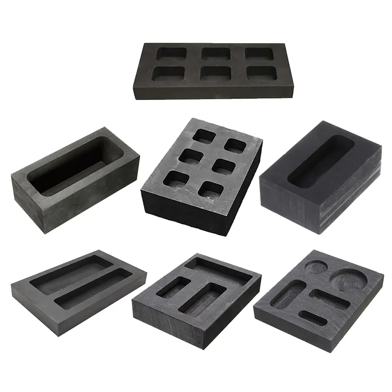 Hot Selling High Strength Graphite Sintering Mould Metallurgical Custom Fine Lubrication Gold Jewelry Ingot Graphite Mould