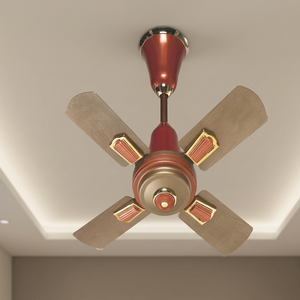 Ventilateur de plafond électrique tendance de haute qualité 600 mm 75 W, rafraîchisseur d'air lumineux, contrôlé par application, design métallique, pliable, pour usage hôtelier - Product Image 3