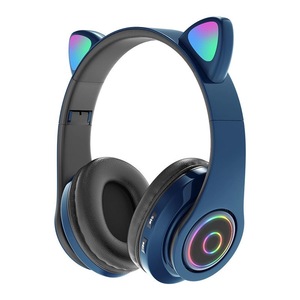 Offre Spéciale mignon <span class=keywords><strong>chat</strong></span> <span class=keywords><strong>oreille</strong></span> B39M lumière LED casque sans fil pour P4 enfants écouteur Support TF carte casques <span class=keywords><strong>de</strong></span> jeu - Product Image 4