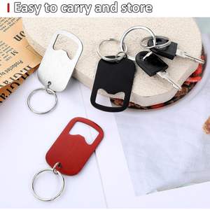 Abridor de Botellas Portátil Mini Plano de Acero Inoxidable Moderno, Abridor de Latas de Cerveza 2 en 1, Colores y Tamaños Personalizados - Product Image 5