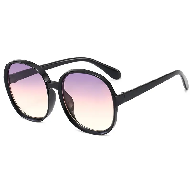 Grote Ronde Schaduw Zomer Hars Groothandel Mode Lentes De Sol De Marca Voor Mannen Oversized Vrouwen Zonnebril