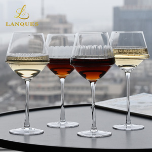<span class=keywords><strong>Verres</strong></span> à vin rouge Bordeaux en cristal soufflé à la main sans plomb Lanques Premium CUT, compatibles lave-vaisselle, pour la maison et <span class=keywords><strong>les</strong></span> événements de mariage - Product Image 1