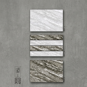 Carreaux muraux en céramique brillante Vistaar 300x450mm, antibactériens, isolation thermique pour cuisine, chambre, maison, bureau - Product Image 1