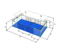 Prix de la Gazon Artificiel, Tapis Bleu-Vert et Revêtements de Sol Sportifs, Gazon pour Court de Padel