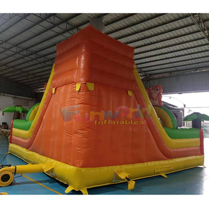 Commercial jungle <b>inflatable</b> bounce house slide combo bouncy castle outdoor for kids castillo hinchable - Product Image 4