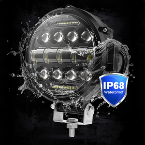 Đèn <span class=keywords><strong>LED</strong></span> Tròn 12V 24V 7Inch 69W Đèn <span class=keywords><strong>LED</strong></span> Kết Hợp Lũ Điểm Offroad Đèn Thanh Đèn Làm Việc Cho Xe Tải Xe SUV 4WD 4X4 Thuyền ATV B - Product Image 4