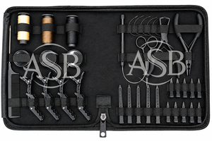 Kit d'outils pour extensions de cheveux à micro-perles noires très vendues - Modèle : Pinces, anneaux, dispositifs de fixation, outils personnalisés pour la pose de perles, direct usine - Product Image 3