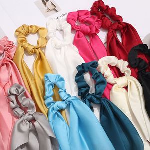 Wholesale Ladies Fabric Hair Scrunchies <b>Large</b> Hairband Intestine Ring Headwear for Women and Girls <b>Bow</b> Design - Product Image 3