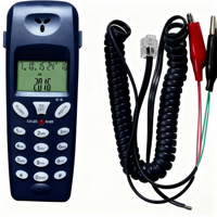 Telepon penguji bokong telepon alat telekomunikasi Set kabel jaringan perangkat uji profesional cek untuk kesalahan jalur telepon