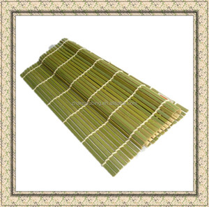 Tapis en bambou de haute qualité japonais, écologique, fait à la main, couleur carbone, pour outils à <span class=keywords><strong>sushi</strong></span>, couleur naturelle et couleur verte - Product Image 6