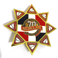 Badge personnalisé en alliage de zinc avec logo, pour la conférence Adventiste Camporee Pathfinder Club, épinglette en émail souple