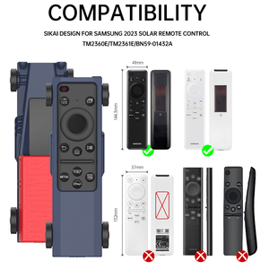 Cover in Silicone per <span class=keywords><strong>Telecomando</strong></span> Solare Smart TV <span class=keywords><strong>Samsung</strong></span> Nuovo TM2360E BN59-01432A TM2361E BN59-01439A 2024 - Product Image 5
