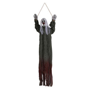 Colgante de pelo largo de Halloween, fantasma gateando para Pascua, casa embrujada, decoración de habitación de <span class=keywords><strong>Escape</strong></span> - Product Image 4