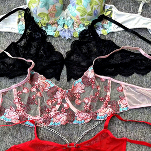 Clairvoyant dentelle sexy filles lingerie soutien-gorge dames érotique transparent voir à travers le luxe femmes sexy soutien-gorge Équateur Serbie Pérou - Product Image 3