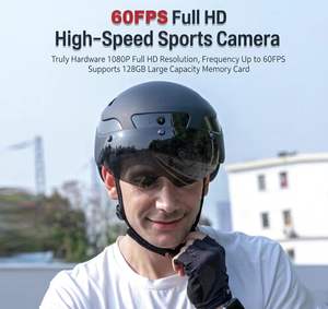 Casque de vélo intelligent avec caméra et audio, casque de sport haute définition, casque de route de style urbain avec caméra pour adultes - Product Image 2